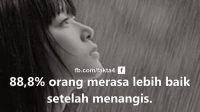 Menangis Itu Kekuatan