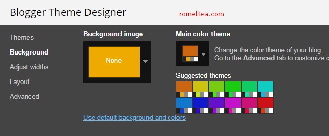blogger theme designer