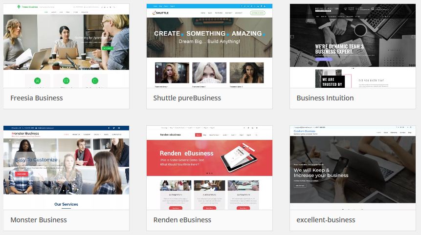 tema wp web bisnis
