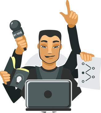 reporter-laptop-mic