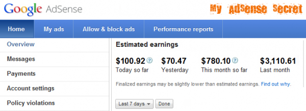 rahasia adsense earnings