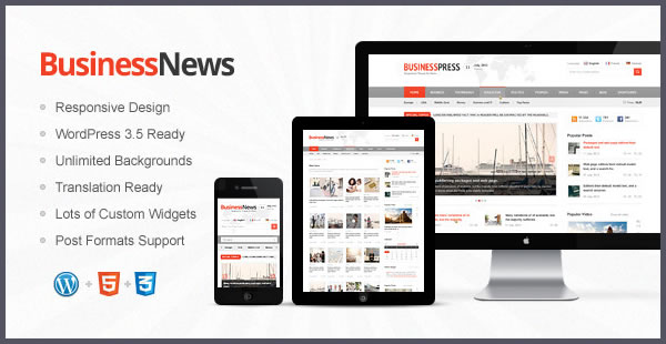 business news responsive magazine wp theme