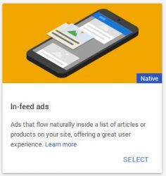 in-feed ads google adsense