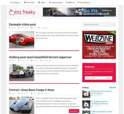 ktz freaky wordpress theme