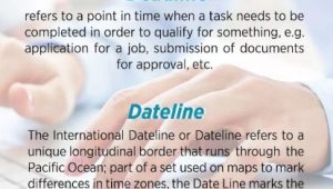 deadline vs dateline