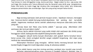 Beda Straight News dan News Feature