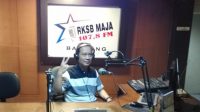 Pelatihan Siaran Radio Penyiar RKSB Maja FM Bandung