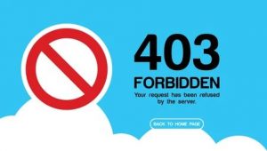 Cara Mengatasi Error 403 Forbidden