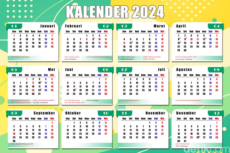 Link Download Kalender 2024 CorelDraw