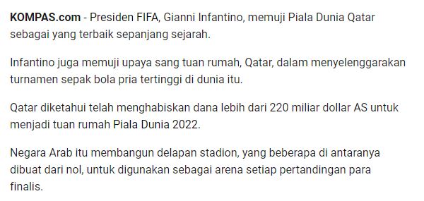 contoh teras berita