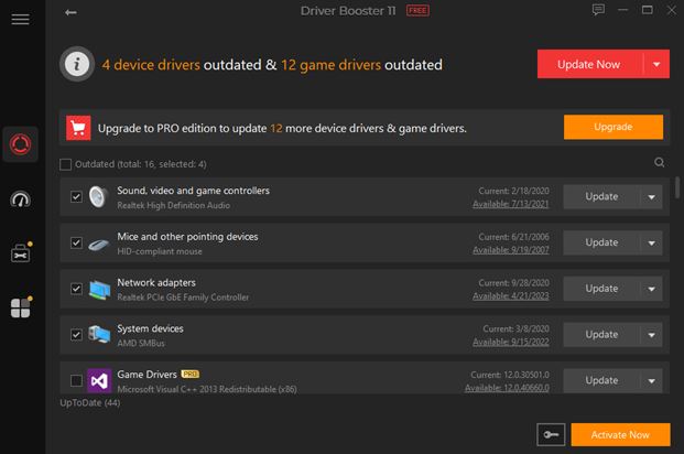 Review the list of identified updates and select the "Download All" option to initiate the update process