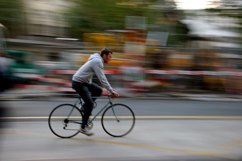 panning motion blur