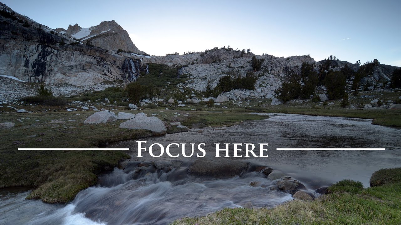 fokus foto landscap