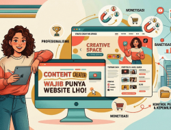 Kreator Konten Harus Punya Website, Tak Hanya Andalkan Media Sosial